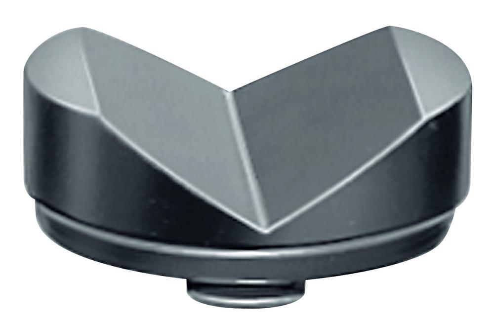 Schraubbockaufsatz Nr. 6441 Einsteckzapfen-Ø 12 mm Prisma Außen-Ø 65 mm Schraubbockaufsatz Nr. 6441 Einsteckzapfen-Ø 12 mm Prisma Außen-Ø 65 mm