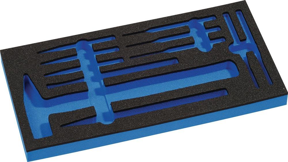 Werkzeugmodul Leereinlage 1/3-Modul 4000871243, 11-teilig