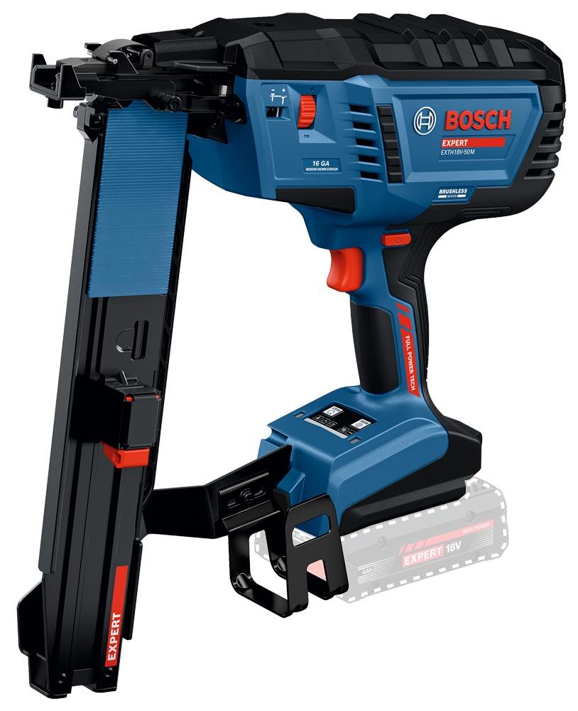 BOSCH EXPERT Akku-Holzklammerer EXTH 18V-50M in L-BOXX (o.Akku/Ladeger.)