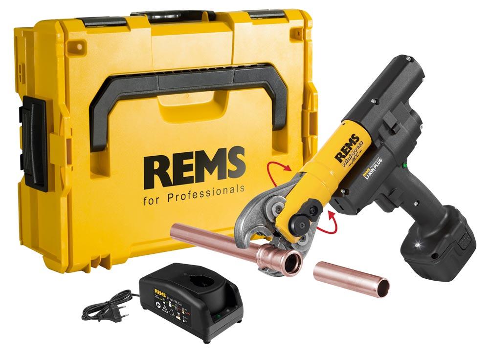 REMS Akku-Radialpresse Mini 14,4 V (1,65 Ah) Mini-Press ACC Li-Ion Basic-Pack in L-Boxx