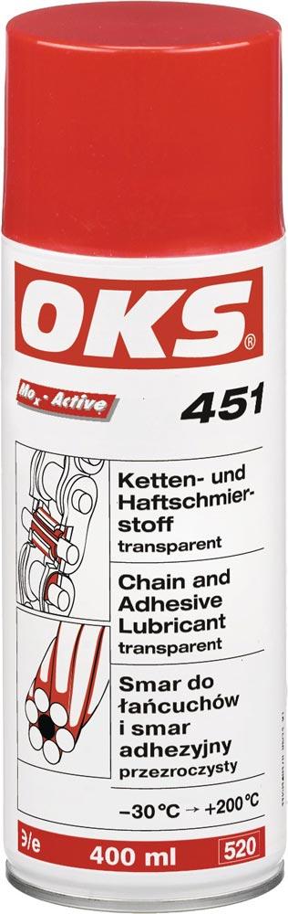 Ketten- und Haftschmierstoff OKS 451 400 ml transparent Spraydose