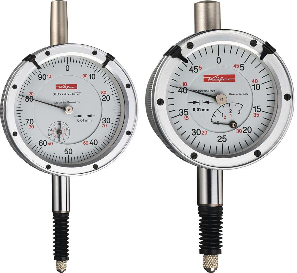 Messuhr M2 SW 10 mm Ablesung 0,01 mm mit Stoßschutz