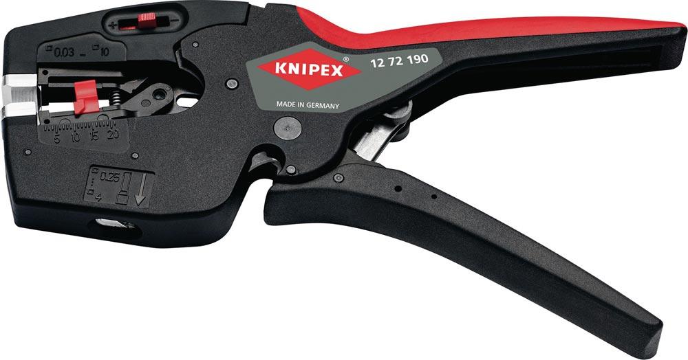 Abisolier- und Crimpzange Länge 190 mm 0,03 - 10 mm (AWG 32 - 8) Abisolier- und Crimpzange Länge 190 mm 0,03 - 10 mm (AWG 32 - 8)