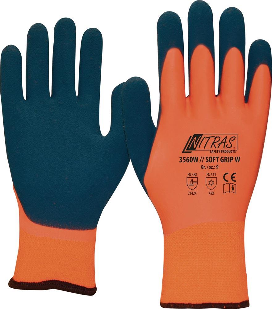 Kälteschutzhandschuhe SOFT GRIP W Größe 10 orange/dunkelblau EN 388, EN 511 PSA-Kategorie II Kälteschutzhandschuhe SOFT GRIP W Größe 10 orange/dunkelblau EN 388, EN 511 PSA-Kategorie II