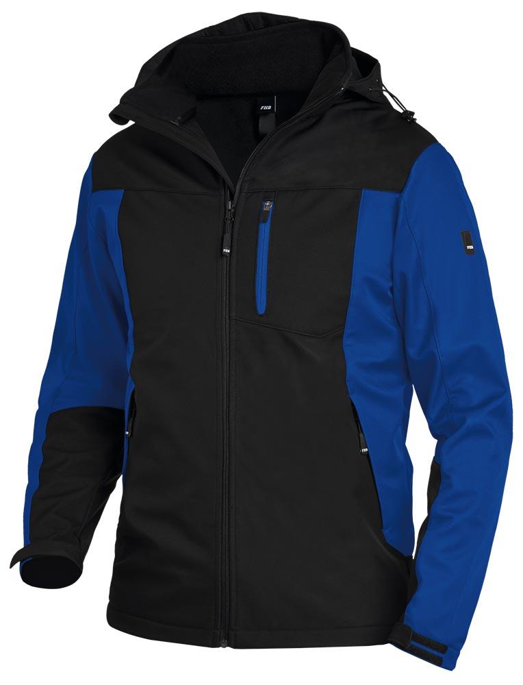 Softshelljacke JANNIK Größe L royal/schwarz