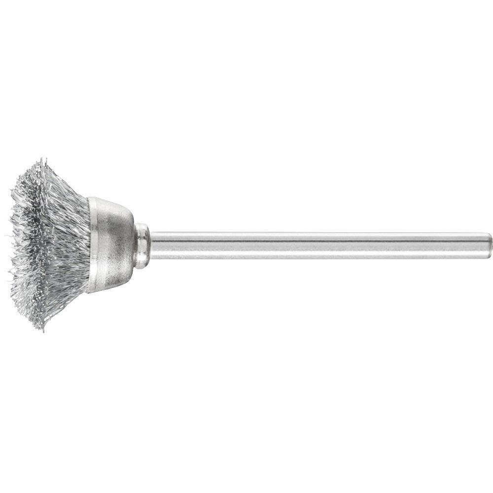 Minitopfbürste TBU 1803/3 ST 0,10 D18xB3xL6mm Stahl Minitopfbürste TBU 1803/3 ST 0,10 D18xB3xL6mm Stahl