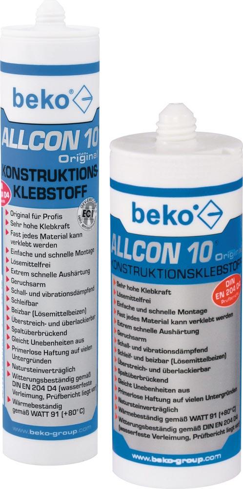 Konstruktionskleber Allcon 10 ® beige EN 204: D4 310 ml