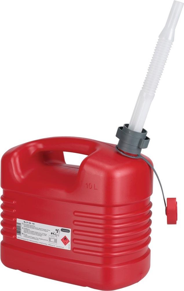 Kraftstoffkanister 10 l rot HDPE L329xB195xH319mm