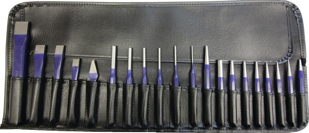 Werkzeugsatz Inhalt 20 teilig Chrom-Vanadium-Lufthärtestahl in Rolltasche