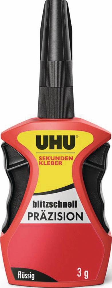 Sekundenkleber blitzschnell PRÄZISION flüssig 3 g farblos Flasche