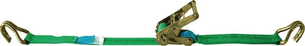 Zurrgurt DIN EN 12195-2 Länge 6 m Breite 35 mm mit Ratsche + Spitzhaken LC U 2000 daN Zurrgurt DIN EN 12195-2 Länge 6 m Breite 35 mm mit Ratsche + Spitzhaken LC U 2000 daN