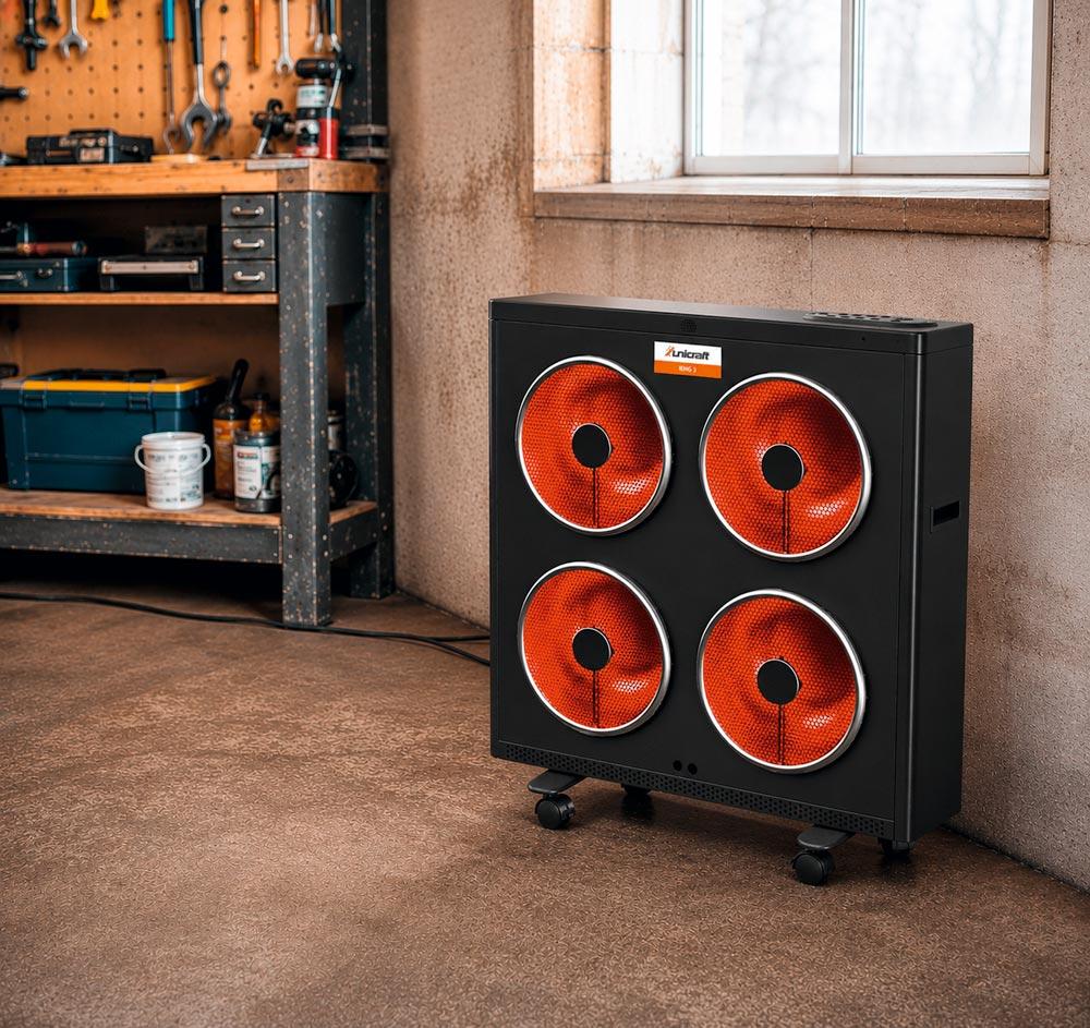 UNICRAFT Infrarot-Elektroheizgerät IEHG 3 230 V 3 kW