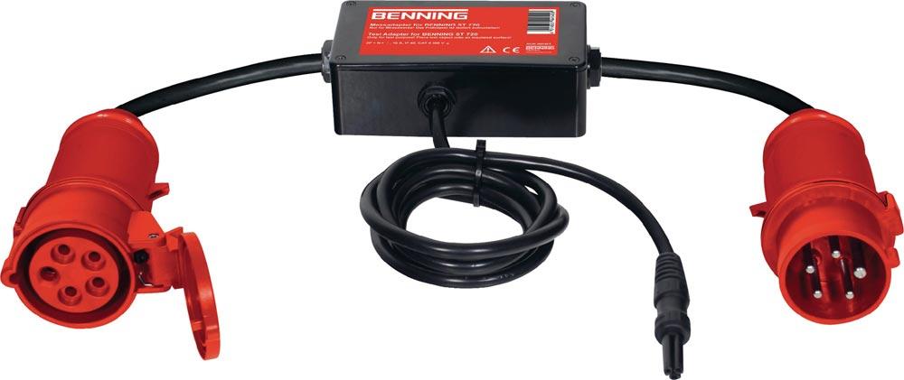 Messadapter für 3-phasige Verbraucher aktiv 16 A CEE 5-polig Messadapter für 3-phasige Verbraucher aktiv 16 A CEE 5-polig
