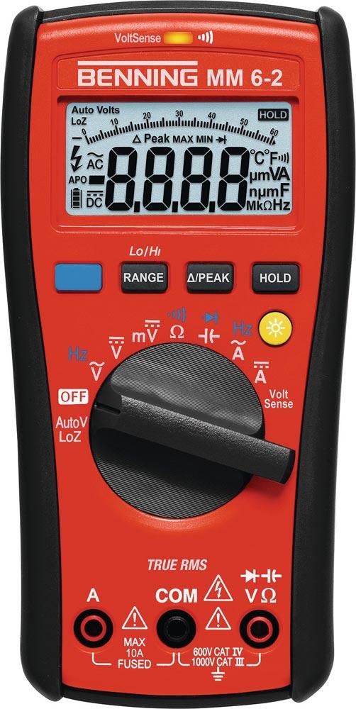 Multimeter MM 6-2 0,000 V -1000 V AC/DC TRUE RMS Multimeter MM 6-2 0,000 V -1000 V AC/DC TRUE RMS