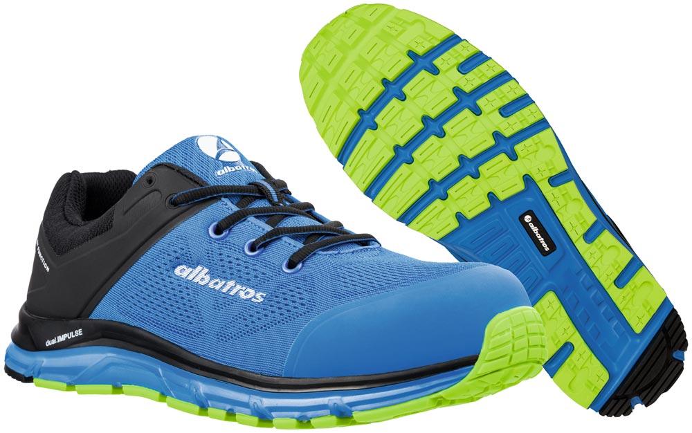 Sicherheits-Halbschuh Lift Blue Impulse Low, S1P, Farbe blau/schwarz, Gr. 39