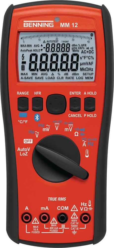 Multimeter MM 12 0,0001 V-1000 V AC/DC TRUE RMS