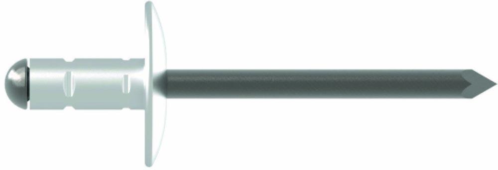 Blindniet PolyGrip® Nietschaft d x l 4 x 10 mm K12 Aluminium / Stahl 500 Stück Blindniet PolyGrip® Nietschaft d x l 4 x 10 mm K12 Aluminium / Stahl 500 Stück