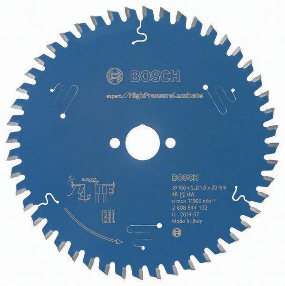Kreissägeblatt Außen-Ø 160 mm Zähnezahl 48 TR-F Bohrung 20 mm Schnittbreite 2,2 mm HM