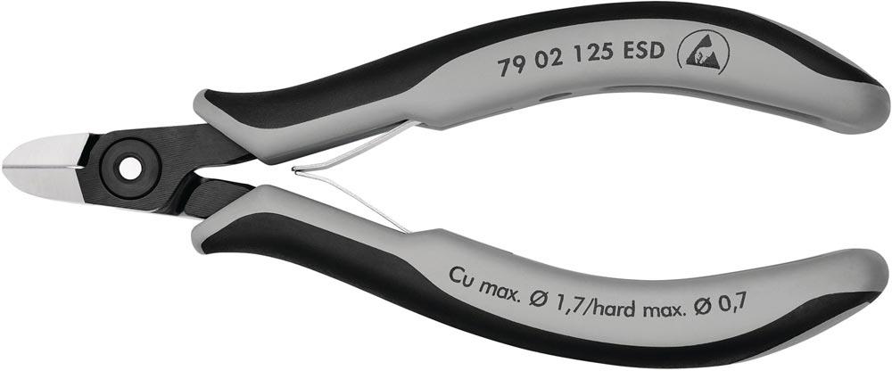 Präzisions-Elektronik-Seitenschneider Länge 125 mm Form 4 Facette nein poliert Präzisions-Elektronik-Seitenschneider Länge 125 mm Form 4 Facette nein poliert
