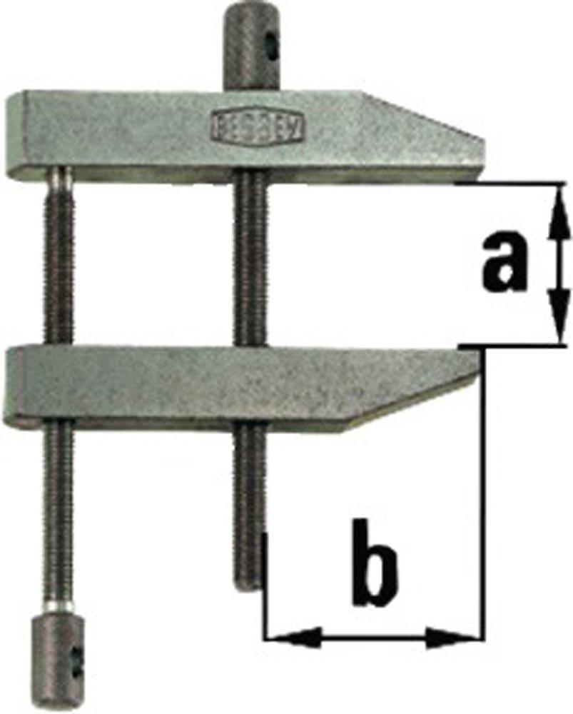 Parallelschraubzwinge PA Spannweite 87 mm Ausladung 50 mm