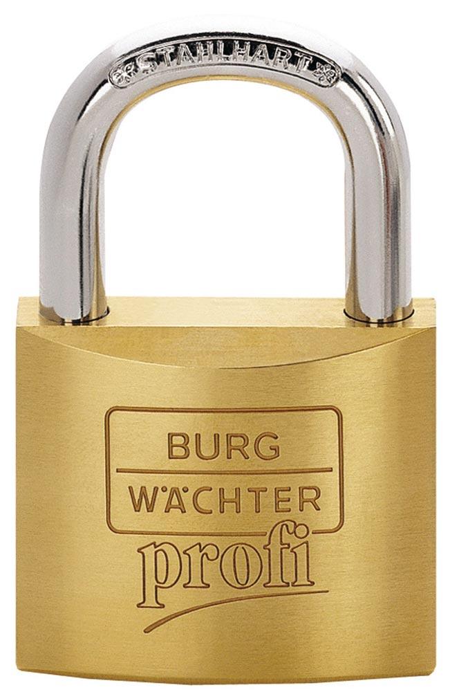 Zylindervorhangschloss 116 40 Z5 GL Schlosskörperbreite 40 mm Messing gleichschließend Z5