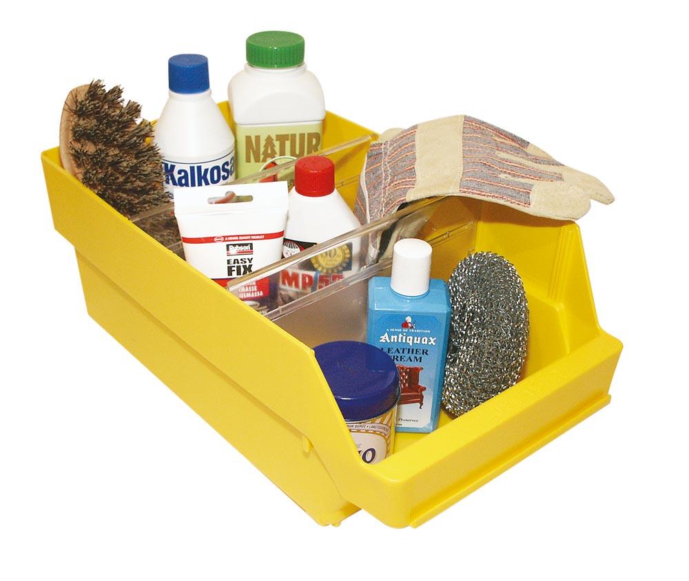 Regalkasten, PP, BxTxH 180x600x95 mm, Farbe blau, VE 20 Stück
