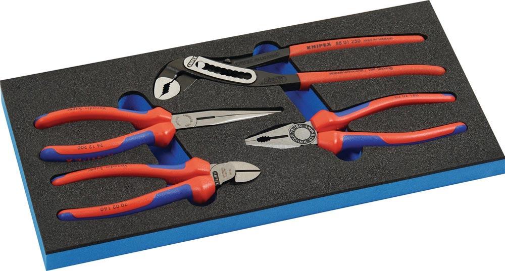 Werkzeugmodul 4-teilig 1/3-Modul Zangensatz