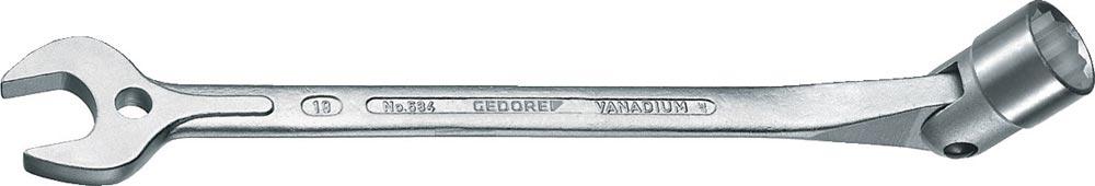 Maulsteckschlüssel 534 Schlüsselweite 10 mm Länge 179 mm m. bewegl. Steckschlüsselende Maulsteckschlüssel 534 Schlüsselweite 10 mm Länge 179 mm m. bewegl. Steckschlüsselende