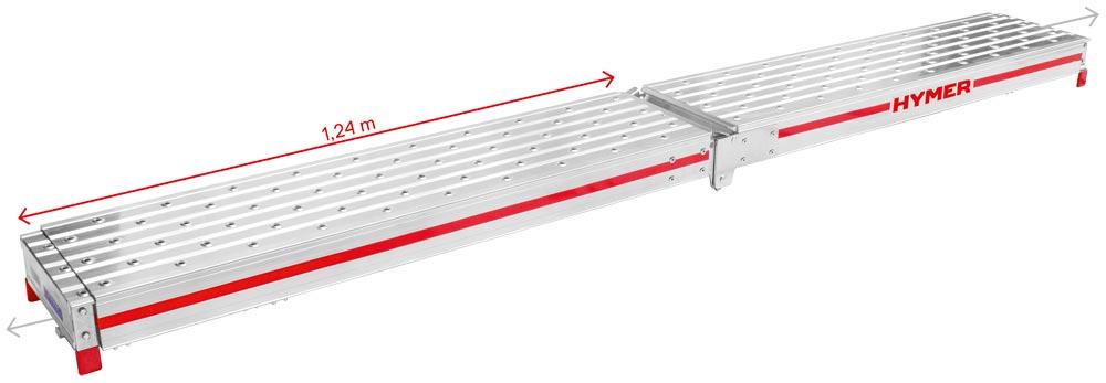 Alu-Teleskop-Diele TELESTEG Länge 1240-4000 mm, Breite 300 mm Alu-Teleskop-Diele TELESTEG Länge 1240-4000 mm, Breite 300 mm