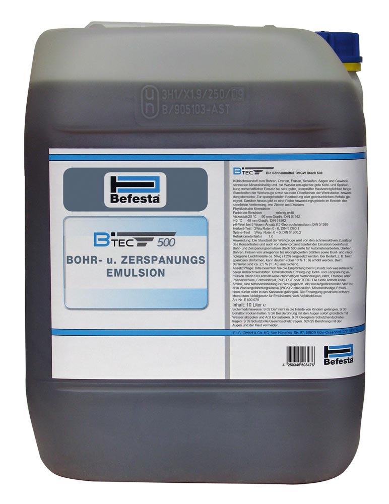 Bohr-und Zerspanungsemulsion BTec500
