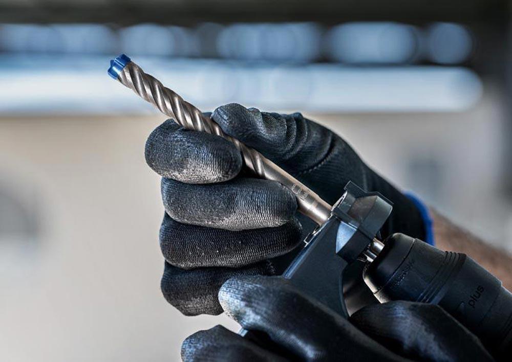 Hammerbohrer-Satz Expert SDS plus-7X 5- teilig SDS Plus Kunststoffkassette mit Euroloch