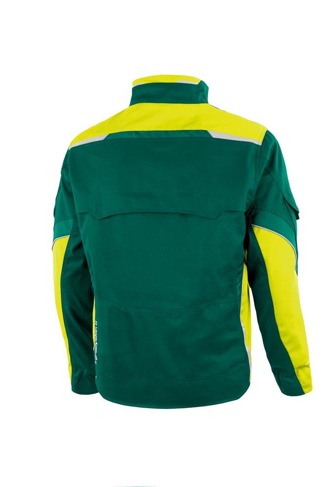 Herren Bundjacke Iron, Farbe grün/warngelb, Gr. M (46/48)