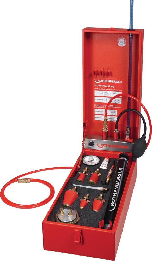Gas-/Wasserleitungsprüfgerät ROTEST GW 150/4 Arbeitsbereich 18 - 42 mm Gas-/Wasserleitungsprüfgerät ROTEST GW 150/4 Arbeitsbereich 18 - 42 mm