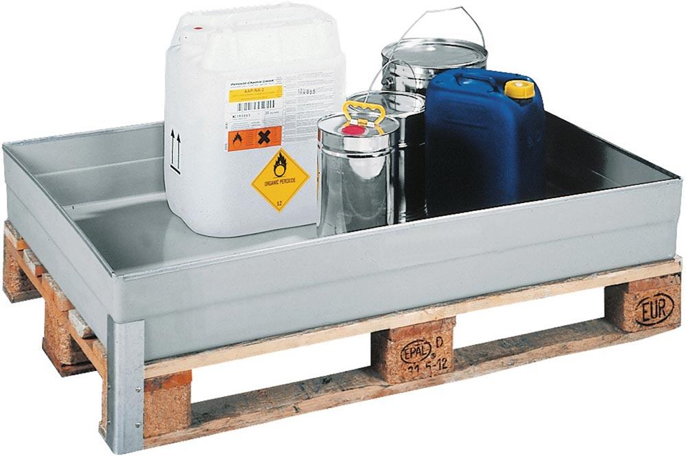 Auffangwanne 150 l GFK mit Befestigungswinkel L1210xB810xH165mm Auffangwanne 150 l GFK mit Befestigungswinkel L1210xB810xH165mm