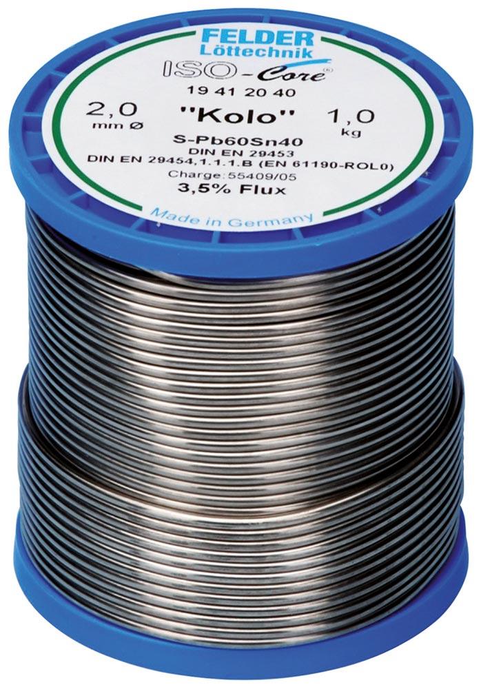 Lötdraht Kolo auf Spule a 250 g 60  2,0 mm