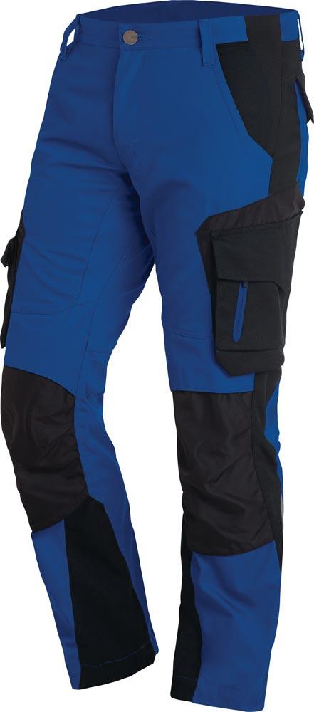 Arbeitshose FLORIAN Größe 56 royal/schwarz