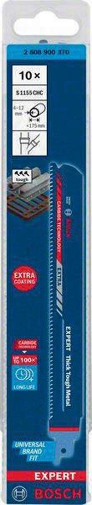 Säbelsägeblatt Expert Thick Tough Metal Länge 225 mm Breite 25 mm Zahnteilung TPI 8 3 mm S-Schaft 10 Stück / Karte Säbelsägeblatt Expert Thick Tough Metal Länge 225 mm Breite 25 mm Zahnteilung TPI 8 3 mm S-Schaft 10 Stück / Karte
