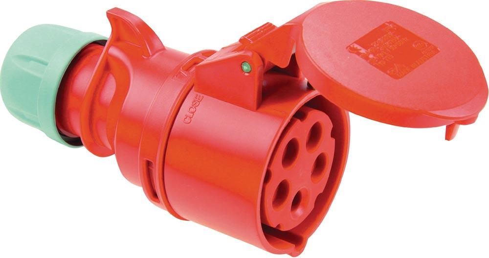 CEE Kupplung 16 A 400 V 6 h IP44 CEE Kupplung 16 A 400 V 6 h IP44