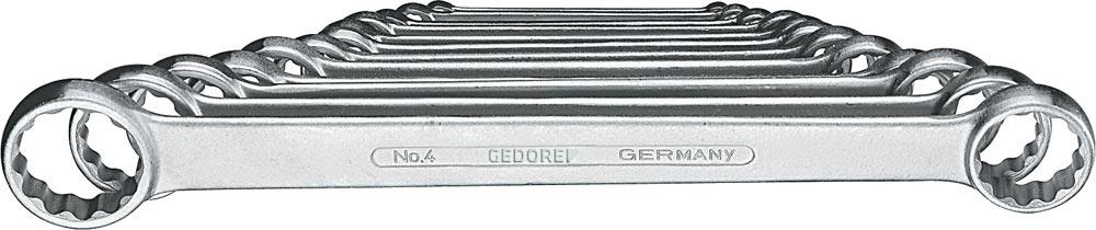 Doppelringschlüsselsatz 4-120 12-teilig Schlüsselweite 6 - 32 mm gerade Doppelringschlüsselsatz 4-120 12-teilig Schlüsselweite 6 - 32 mm gerade