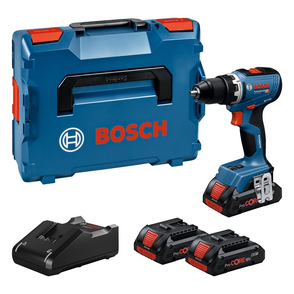 BOSCH Akku-Bohrschrauber GSR 18V-65 18 V 3x4,0 Ah in L-BOXX BOSCH Akku-Bohrschrauber GSR 18V-65 18 V 3x4,0 Ah in L-BOXX