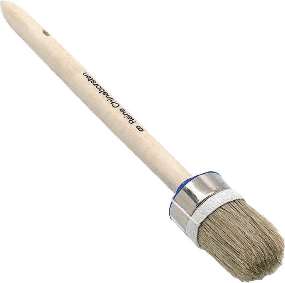 Ringpinsel Größe 10 Borstenlänge 60 mm 40 mm helle Mischborste roher Holzstiel Ringpinsel Größe 10 Borstenlänge 60 mm 40 mm helle Mischborste roher Holzstiel