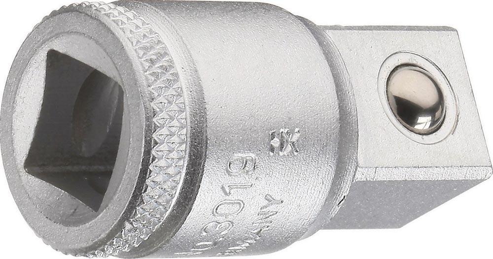 Vergrößerungsstück 3019 Antrieb 3/8  Abtrieb 1/2  Länge 35 mm Vergrößerungsstück 3019 Antrieb 3/8  Abtrieb 1/2  Länge 35 mm