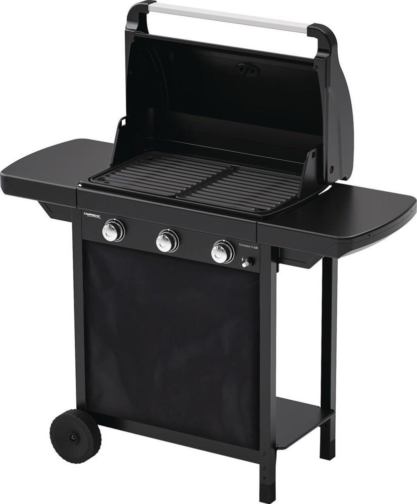 Gasgrill Compact 3 LD 3 Stahlrohrbrenner mit Piezozündung