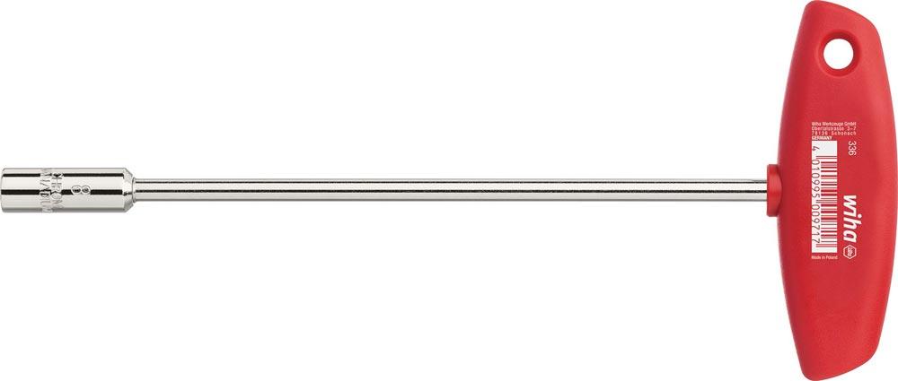 Sechskantsteckschlüssel 336 Schlüsselweite 10 mm Klingenlänge 125 mm Ausführung 1-Komponentengriff mit Quergriff Sechskantsteckschlüssel 336 Schlüsselweite 10 mm Klingenlänge 125 mm Ausführung 1-Komponentengriff mit Quergriff