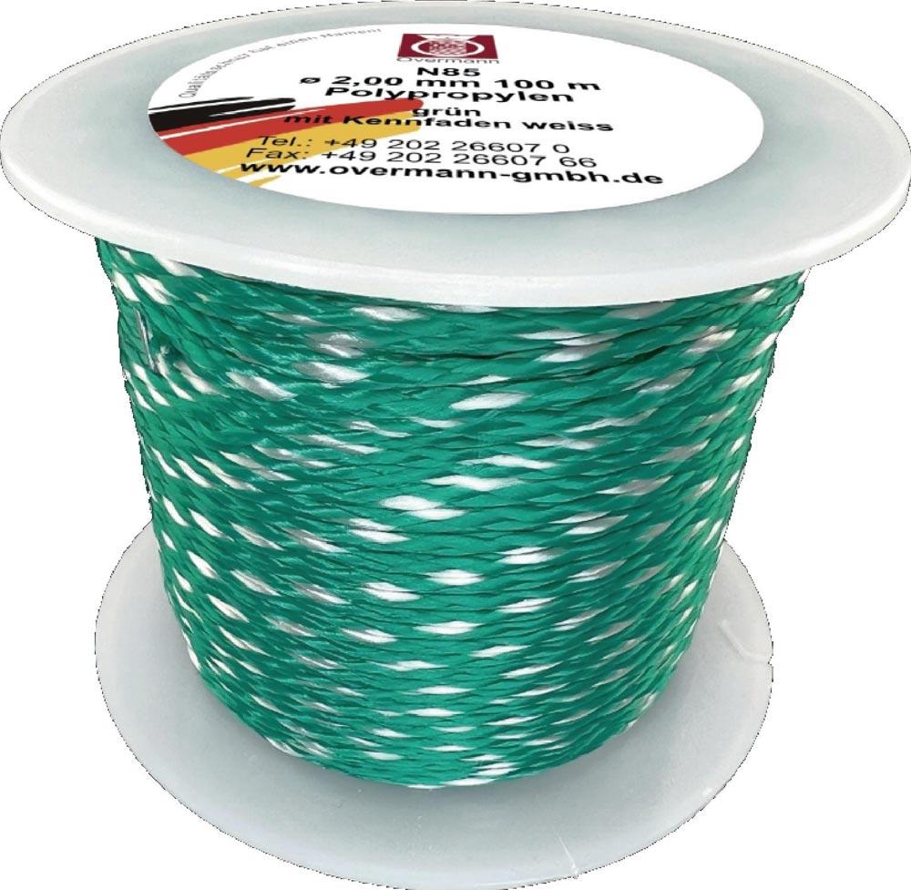 Maurerschnur Länge 50 m Ø 1,2 mm 25 kg Polypropylen grün/weiß