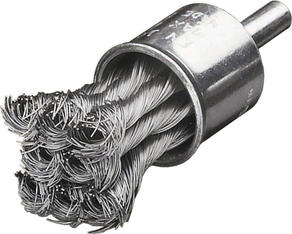 Pinselbürste Ø 19 mm Drahtstärke 0,35 mm Stahl Pinselbürste Ø 19 mm Drahtstärke 0,35 mm Stahl