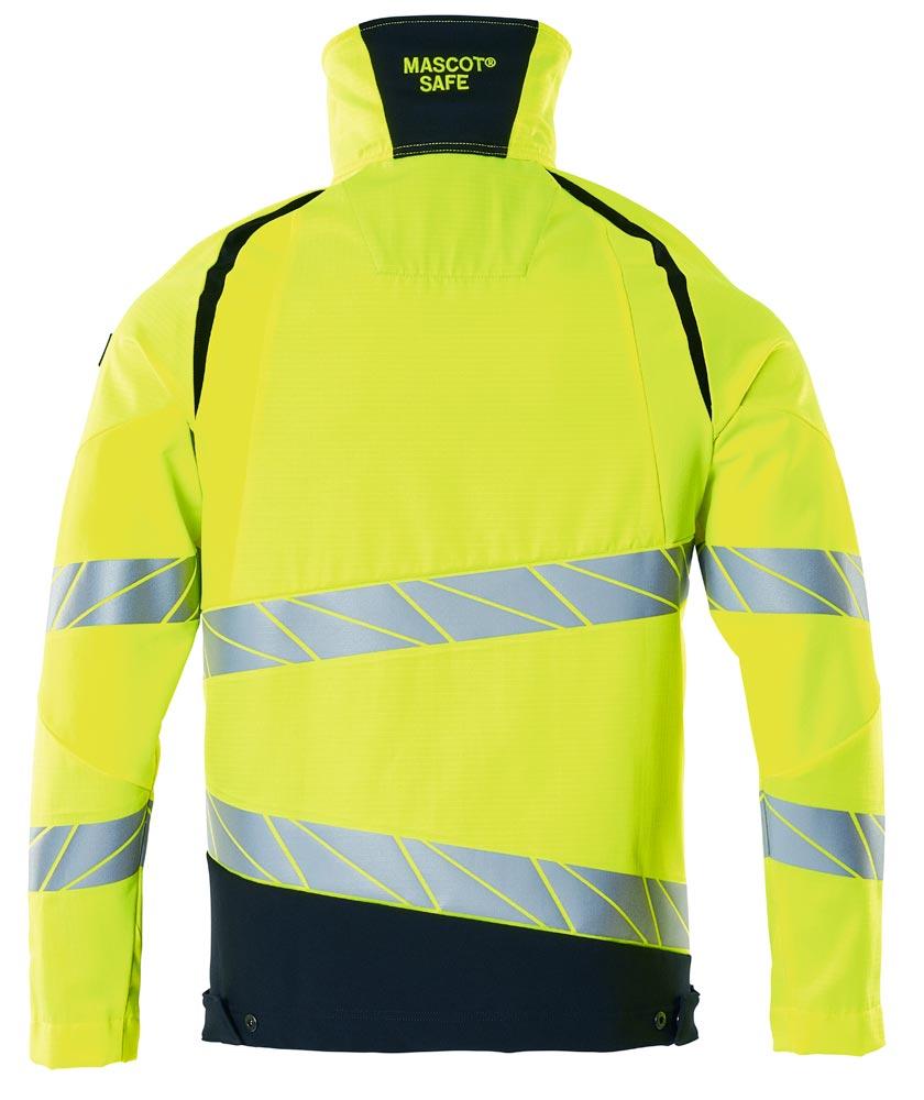 Warnschutz-Bundjacke Accelerate Safe, Farbe HiVis gelb/schwarzblau, Gr. S
