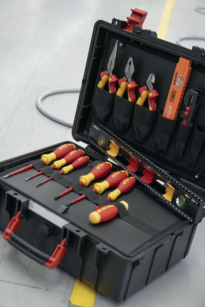Werkzeugsortiment Basic Set L electric 45530 17-teilig im Schutzkoffer