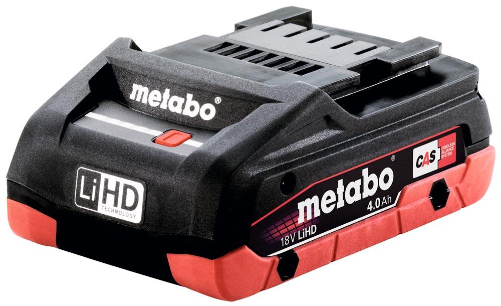 METABO Basis-Set LiHD (2 x 4,0Ah) inkl. Schnellladegerät METABO Basis-Set LiHD (2 x 4,0Ah) inkl. Schnellladegerät