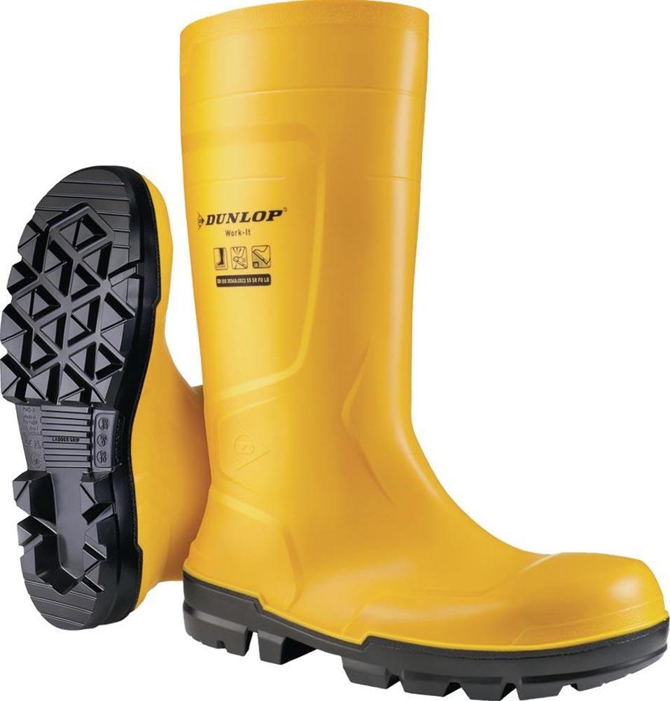 Sicherheitsstiefel Größe 40 gelb S5 EN ISO 20345:2022  S5 SR FO LG PVC Sicherheitsstiefel Größe 40 gelb S5 EN ISO 20345:2022  S5 SR FO LG PVC